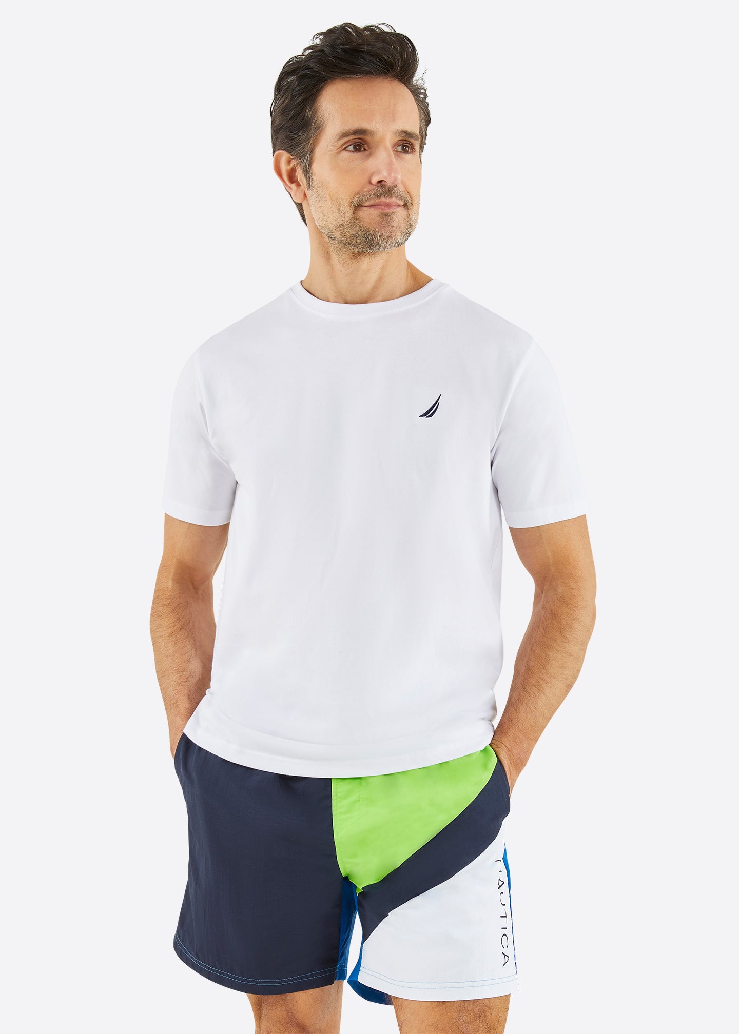 Nautica Morley T-Shirt - White - Front
