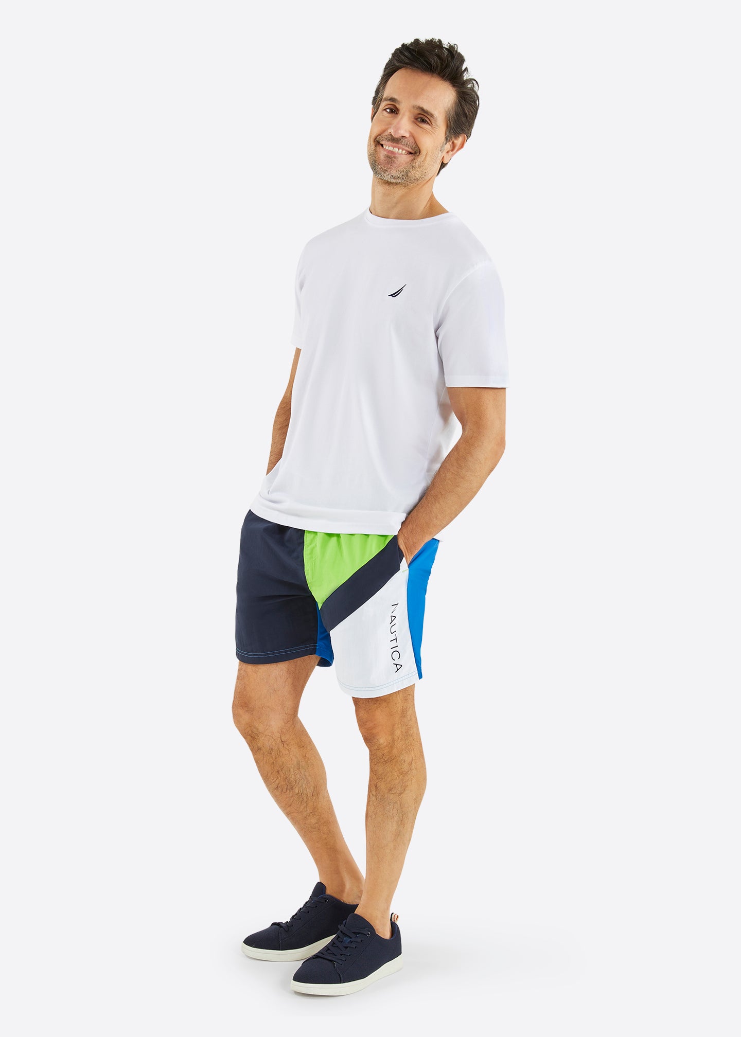 Nautica Morley T-Shirt - White - Full Body