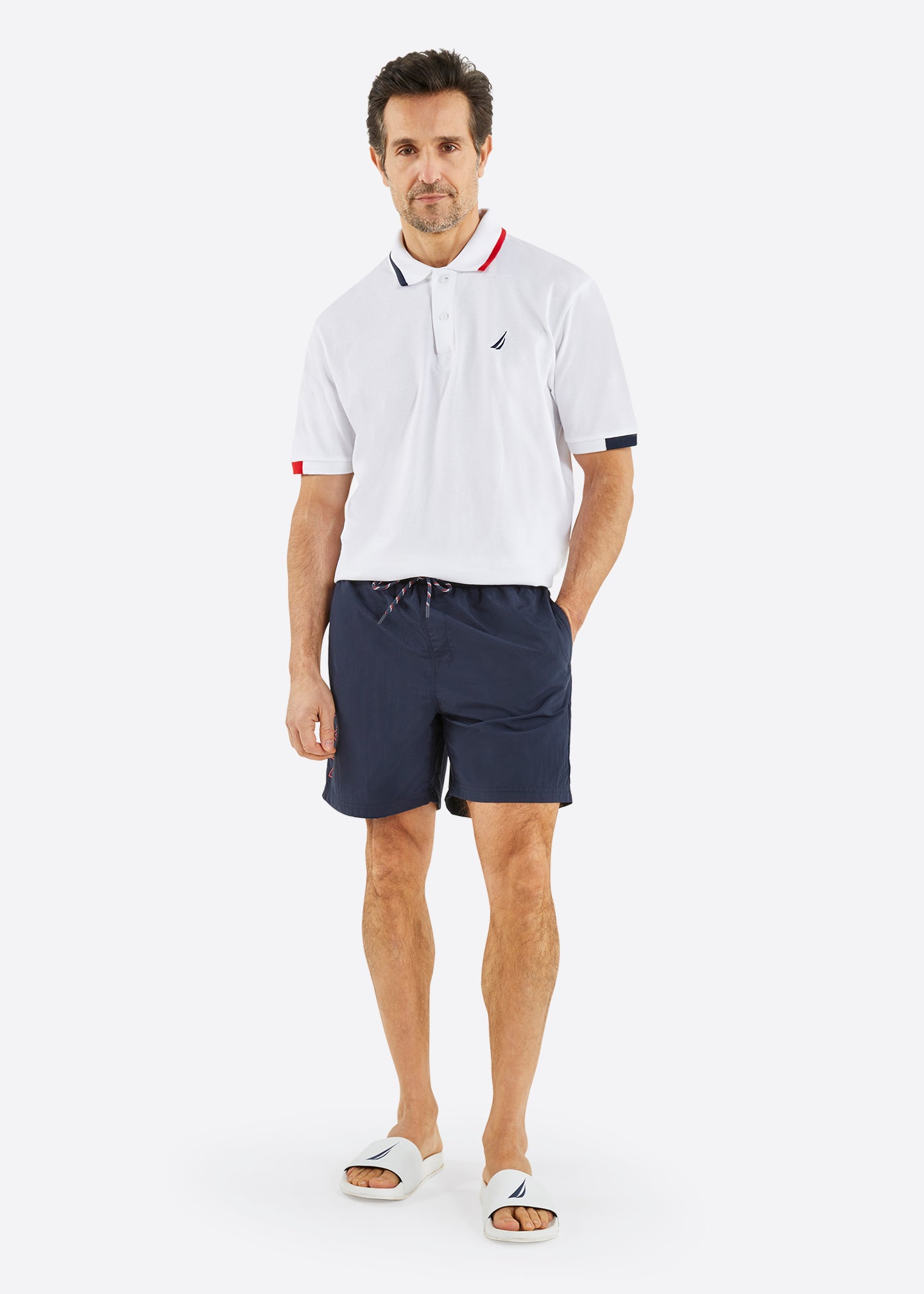 Nygard Big Tall 6 Swim Short Dark Navy