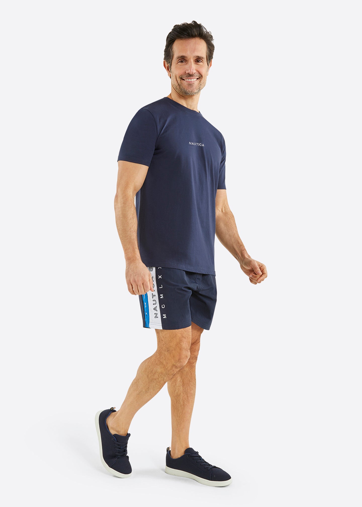 Nautica Smithson B&T T-Shirt - Dark Navy - Full Body