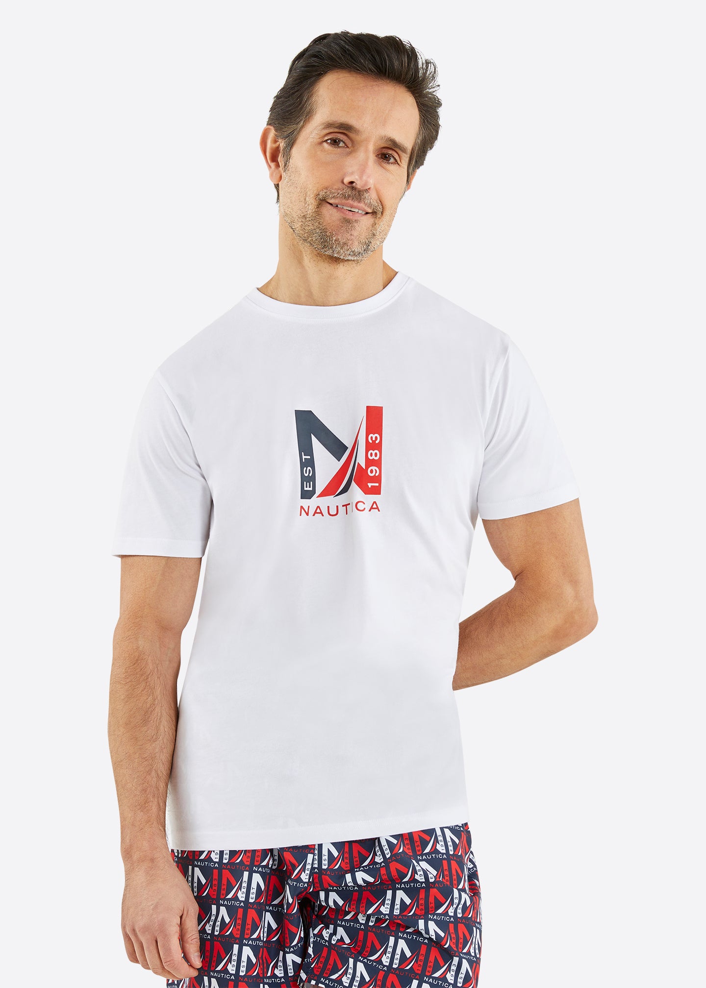 Nautica Snaefell T-Shirt - White - Front