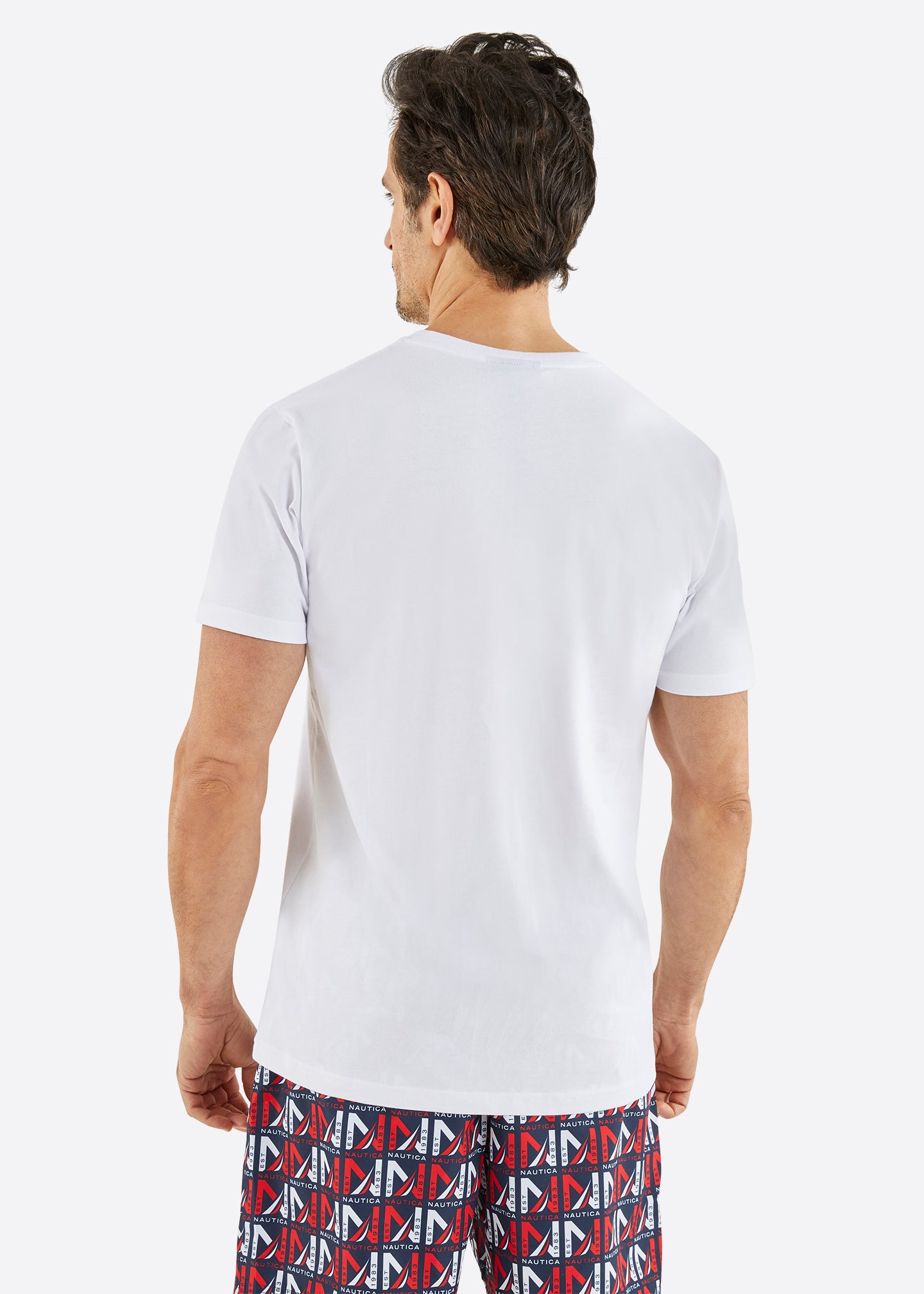 Nautica Snaefell T-Shirt - White - Back