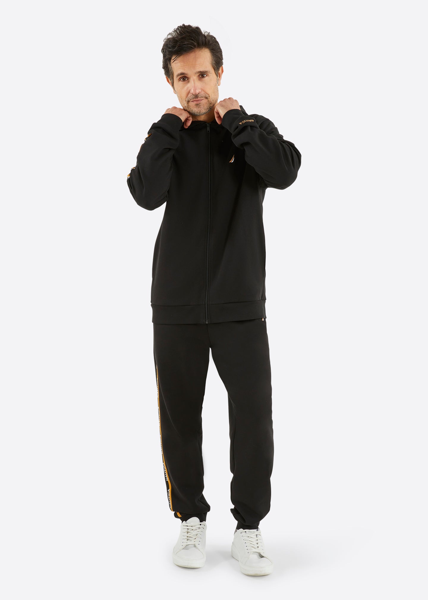 Nautica Danaus Full Zip Hoody - Black - Full Body