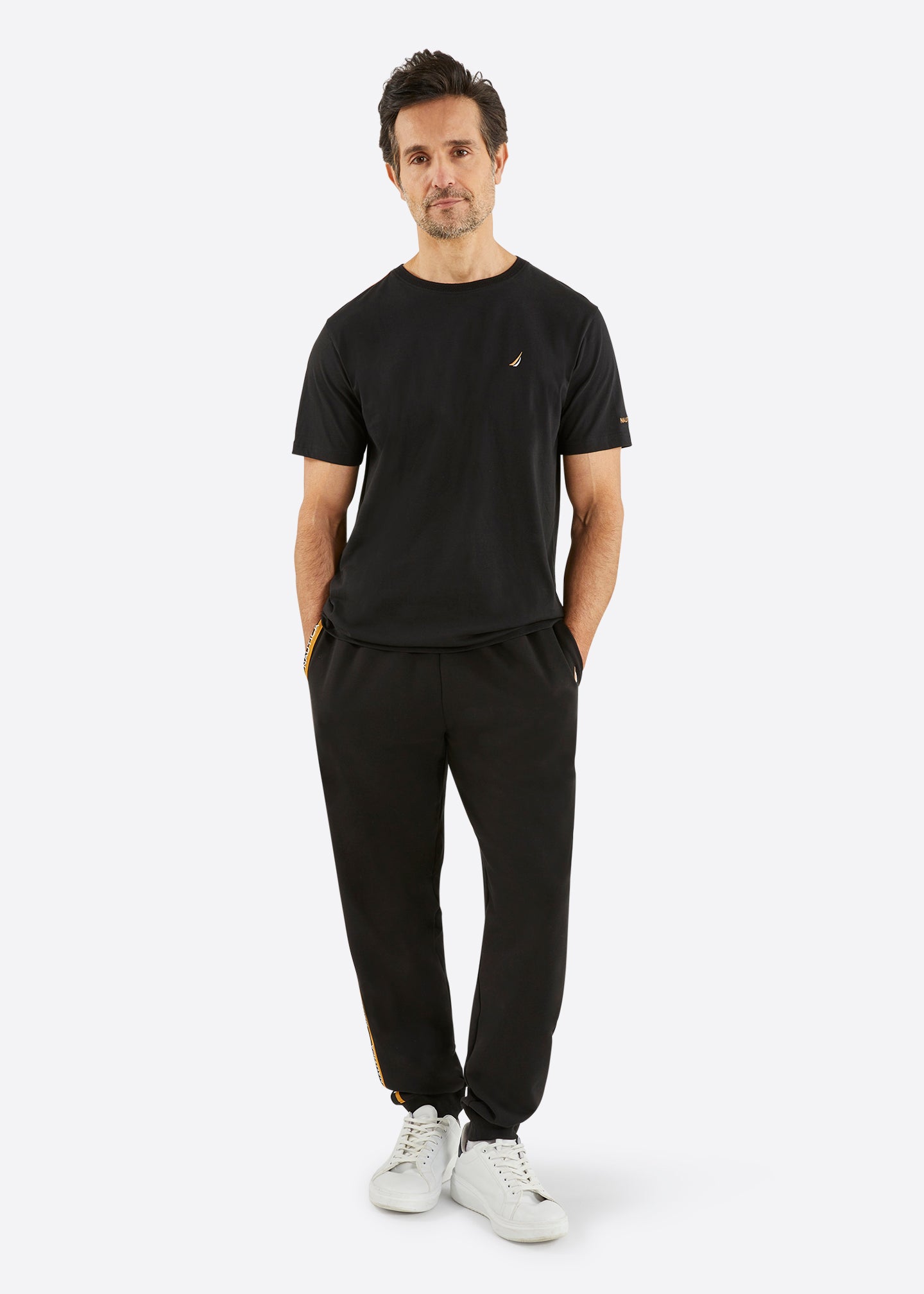 Nautica Diran Jog Pant - Black - Full Body