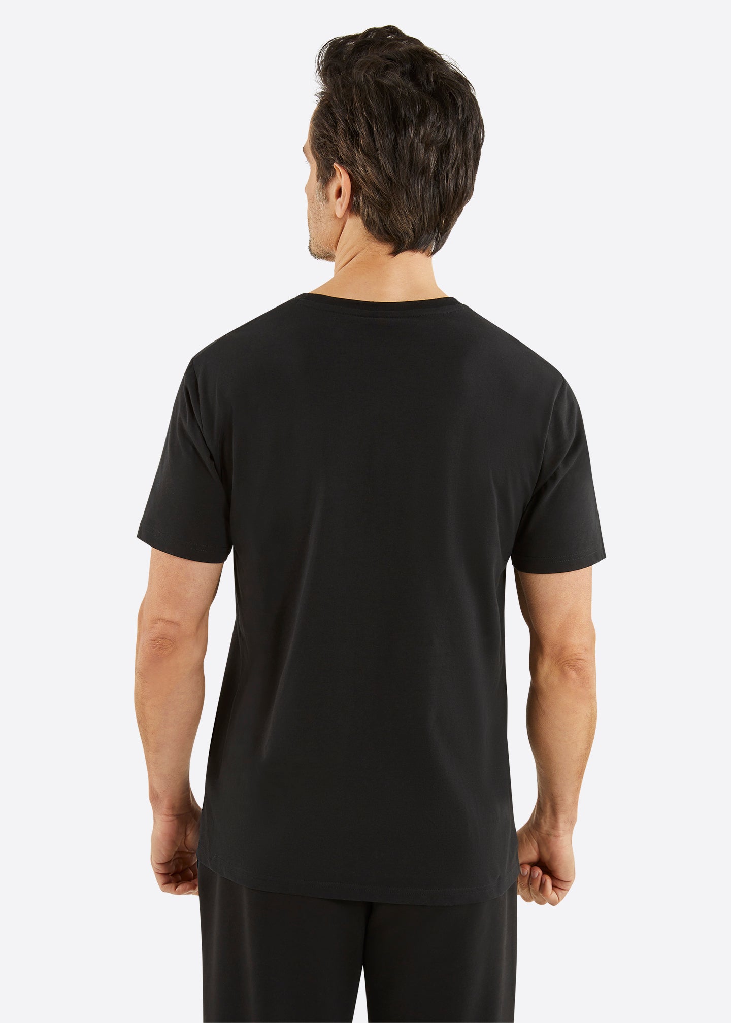 Nautica Kiran Big & Tall T-Shirt - Black - Back