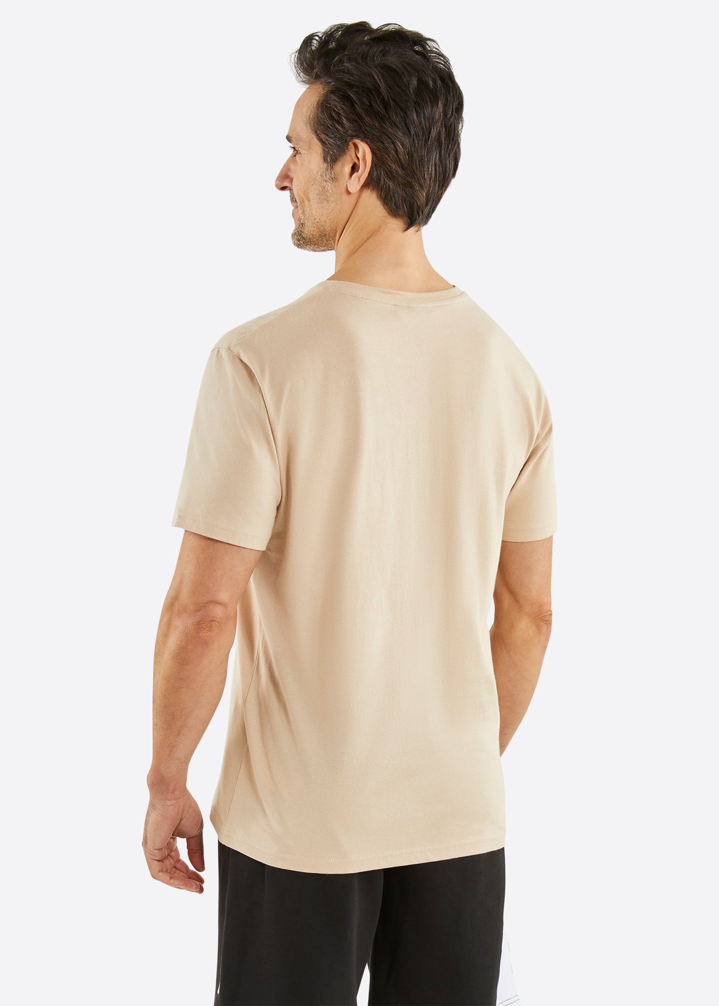 Nautica Kiran T-Shirt - Taupe - Back