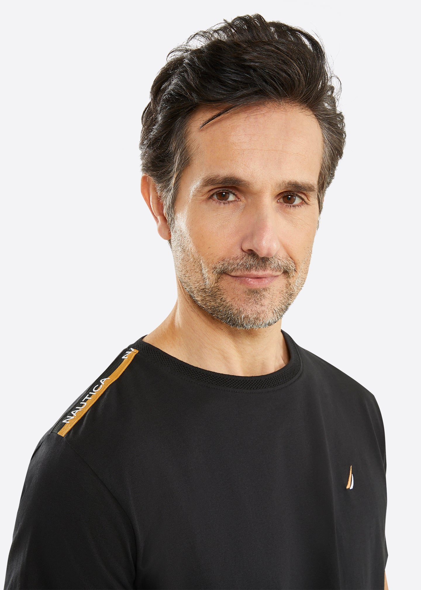 Nautica Quent T-Shirt - Black - Detail