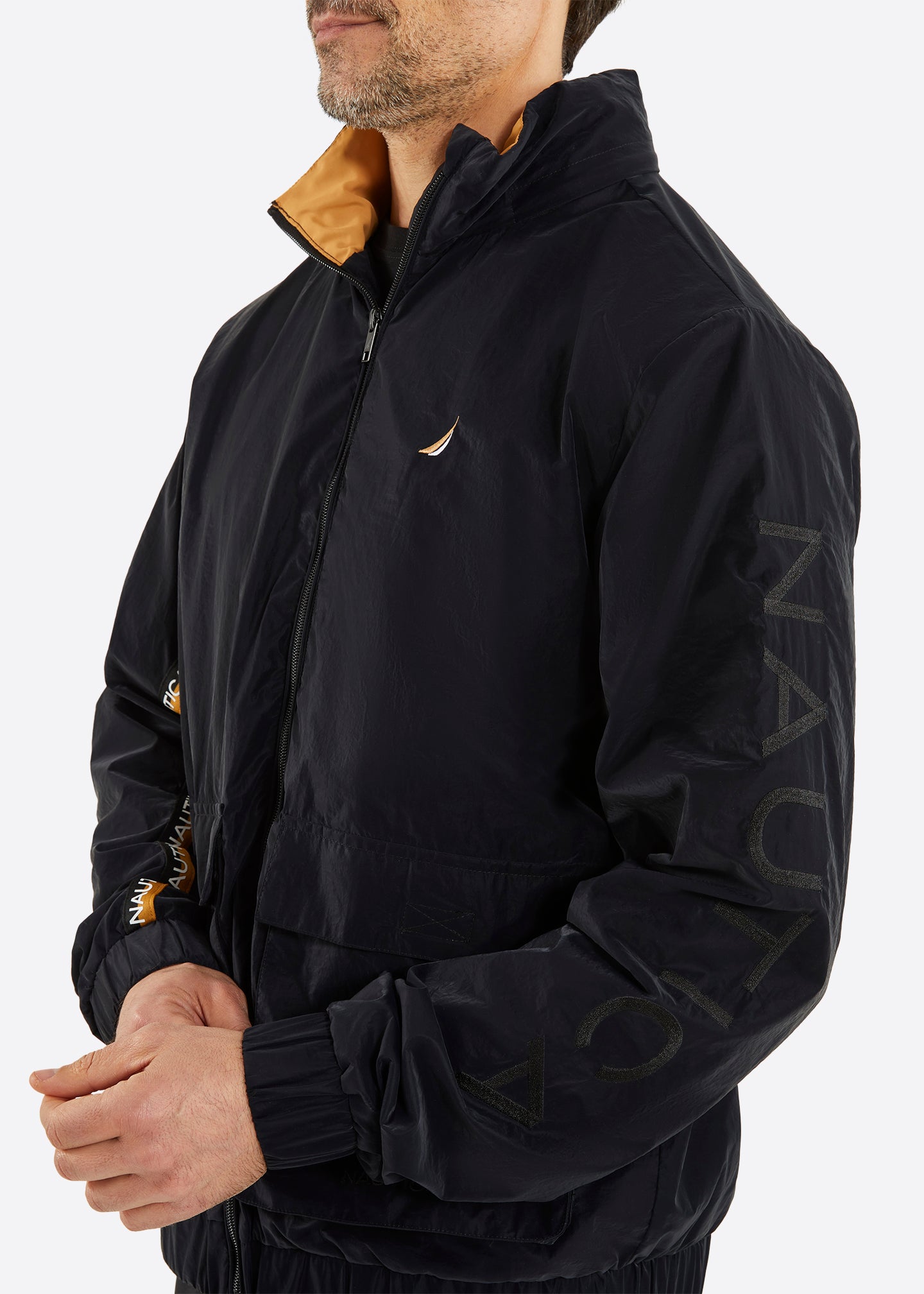 Nautica Saryn Full Zip Jacket - Black - Detail