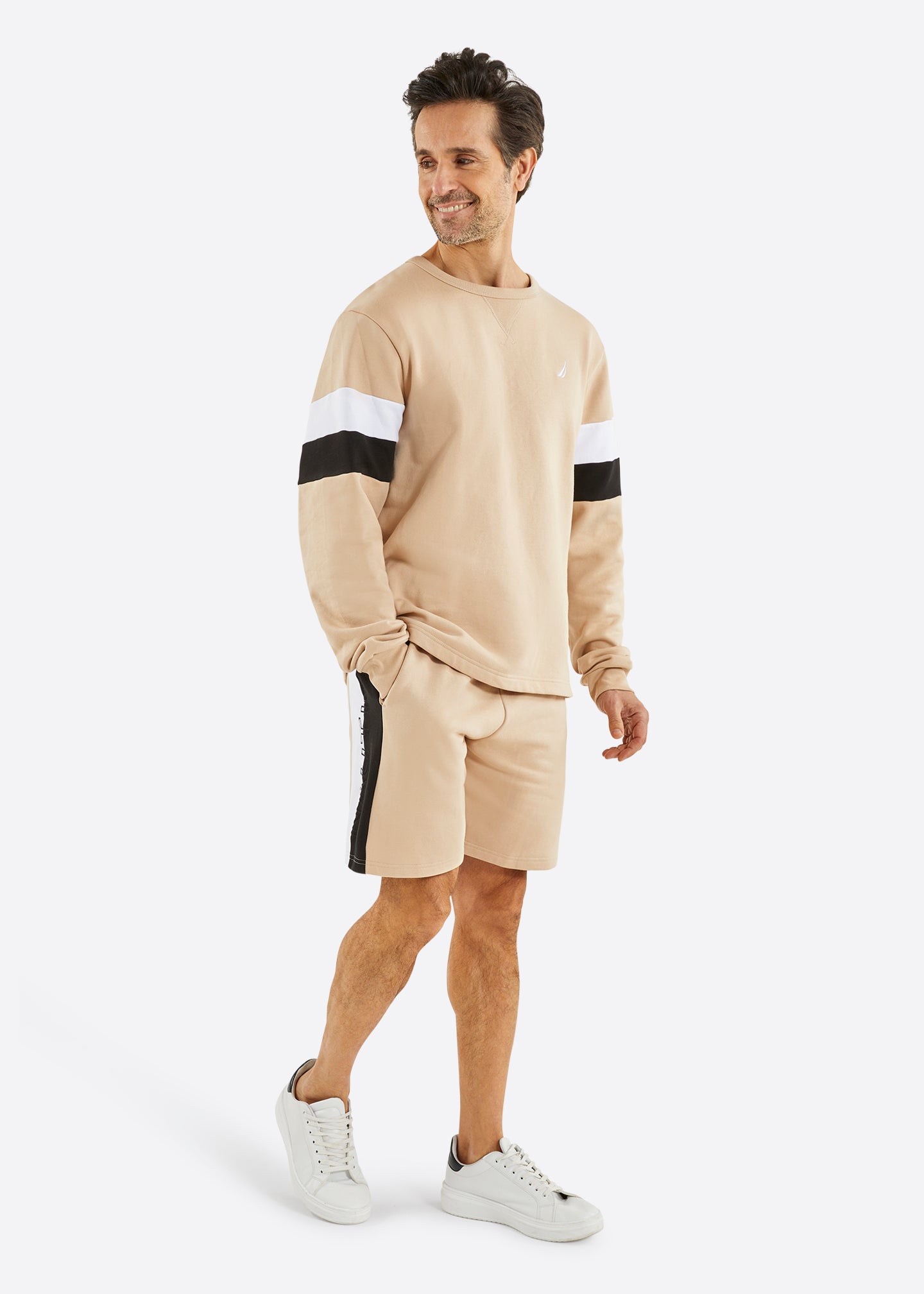 Nautica Zero Sweatshirt - Taupe - Full Body