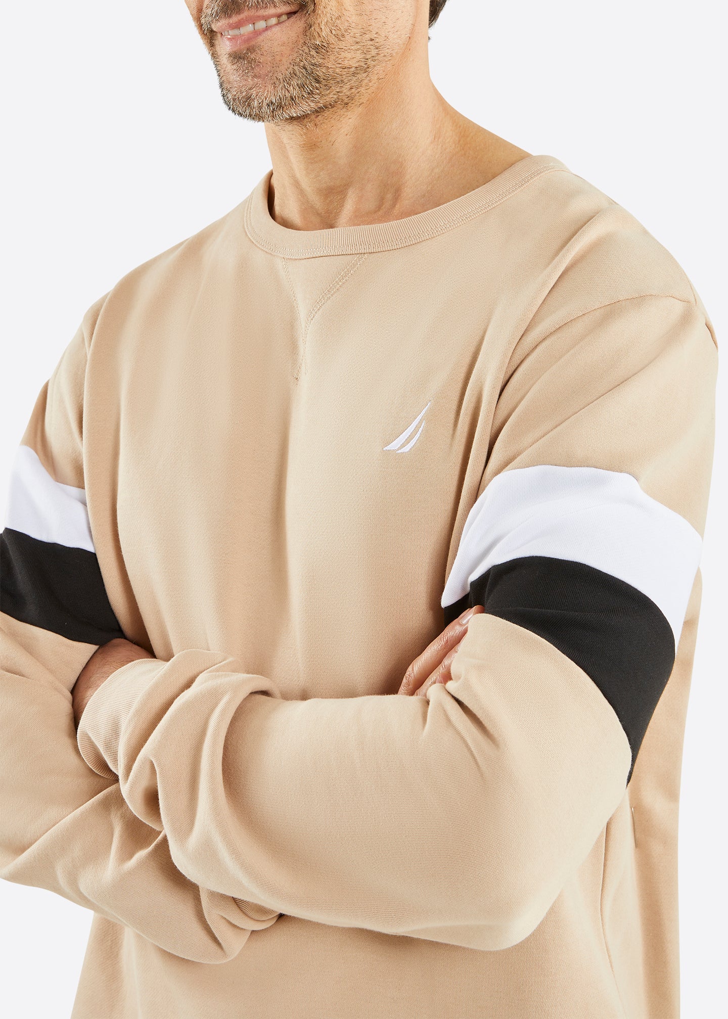 Nautica Zero Sweatshirt - Taupe - Detail