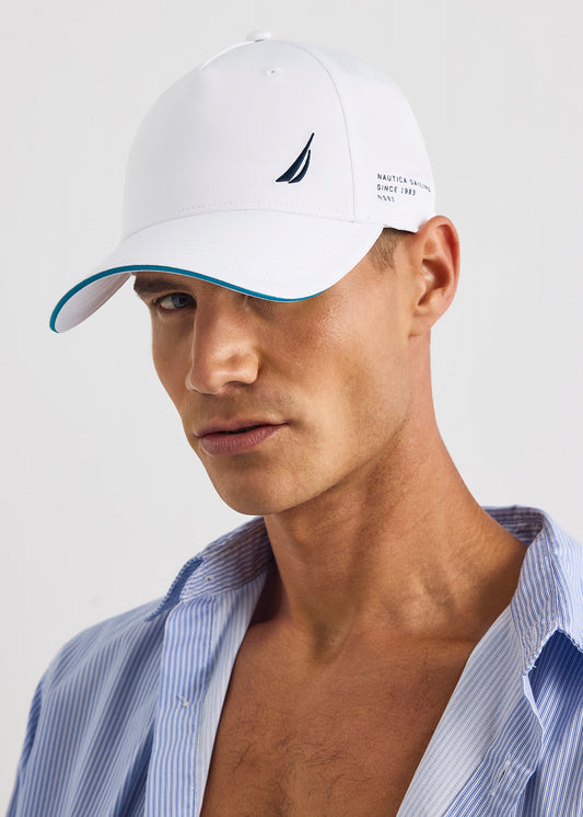 Busby Snapback Cap - White