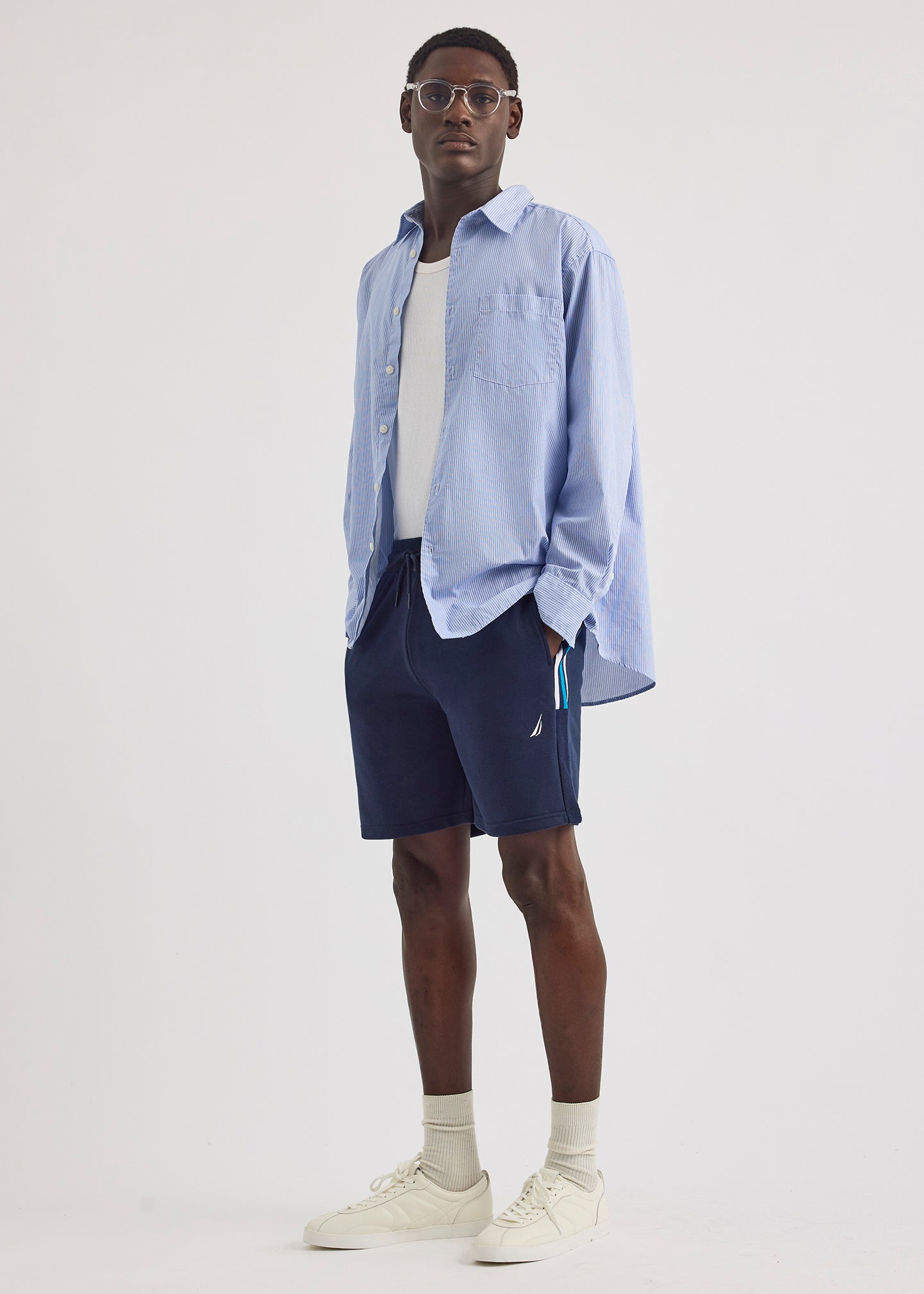 Tane Fleece Short - Dark Navy