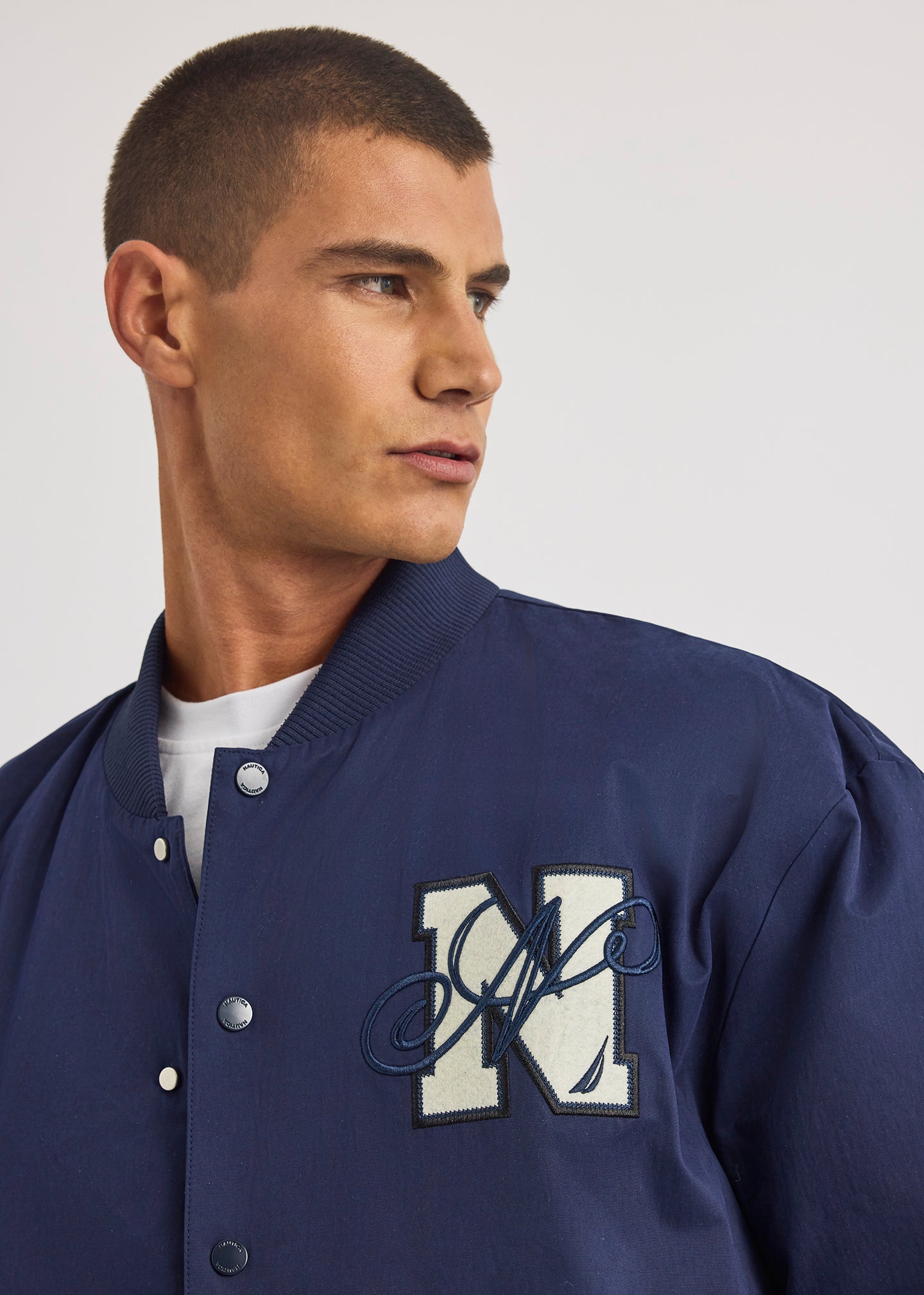 Dreman Letterman Jacket - Dark Navy
