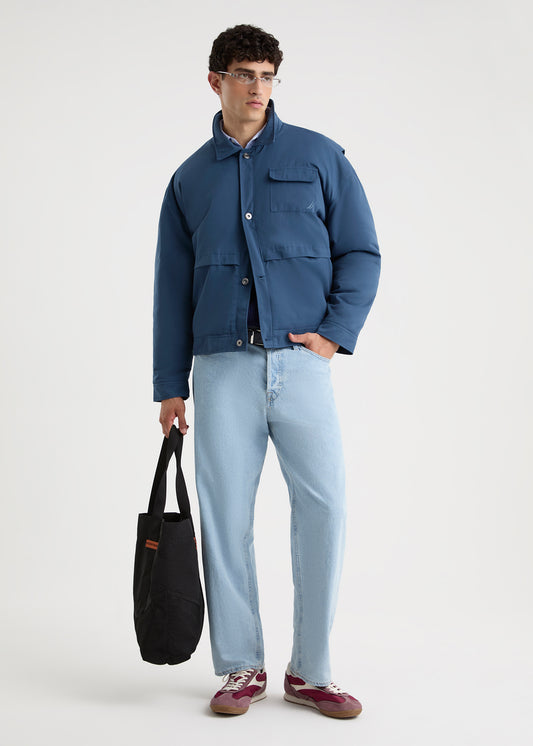 Ozzy Padded Jacket - Washed Denim