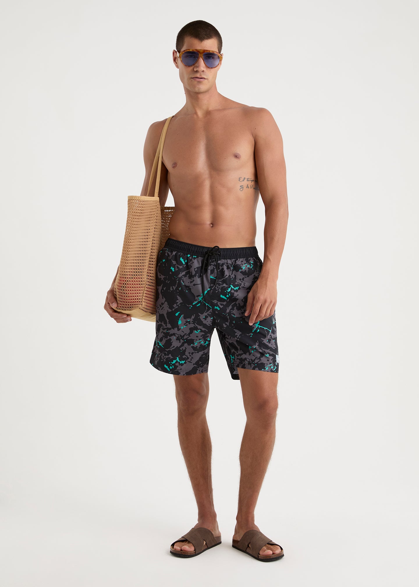 Gartley 7" Swim Short - Black