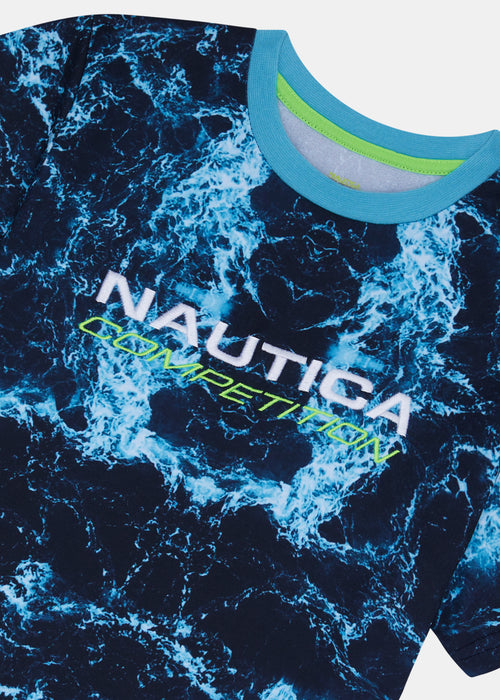 Nautica Competition Pickles T-Shirt -Sea Blue - Detail 