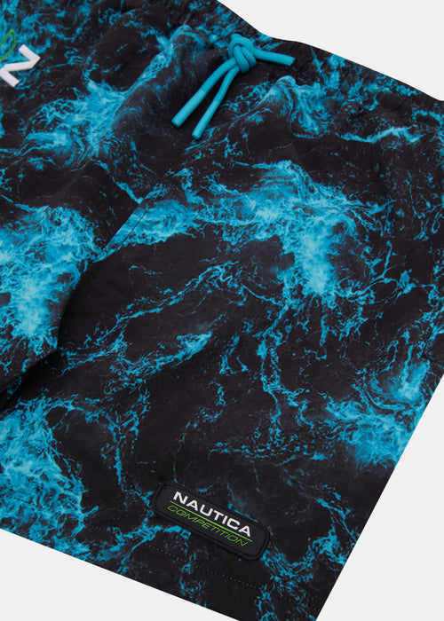 Nautica Competition Crusha Swim Short Junior - Sea Blue - Detail