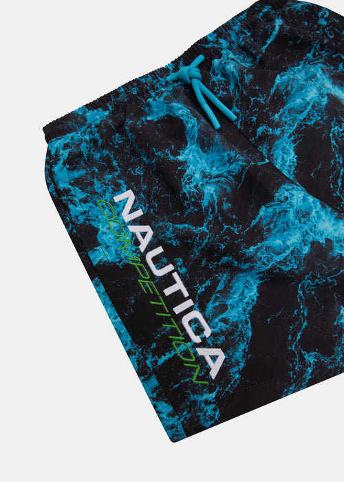 Nautica Competition Crusha Swim Short Junior - Sea Blue - Detail