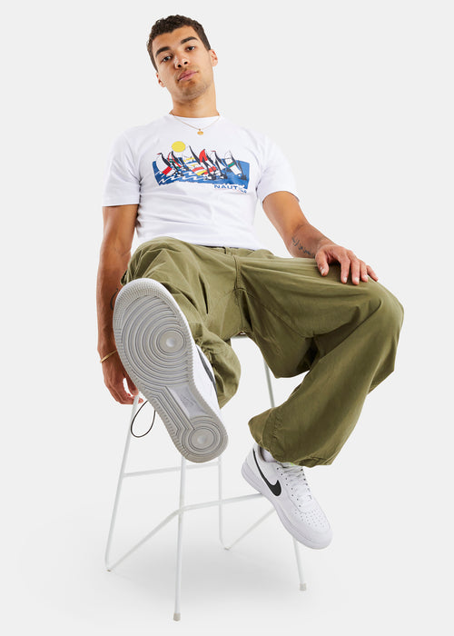 Nautica Competition Aland T-Shirt - White - Full Body
