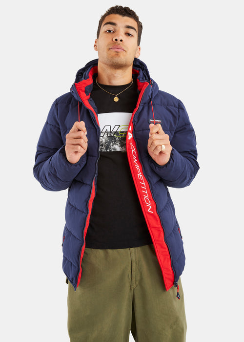 Nautica  Competition Barbuda Padded Jacket - Dark Navy - Front