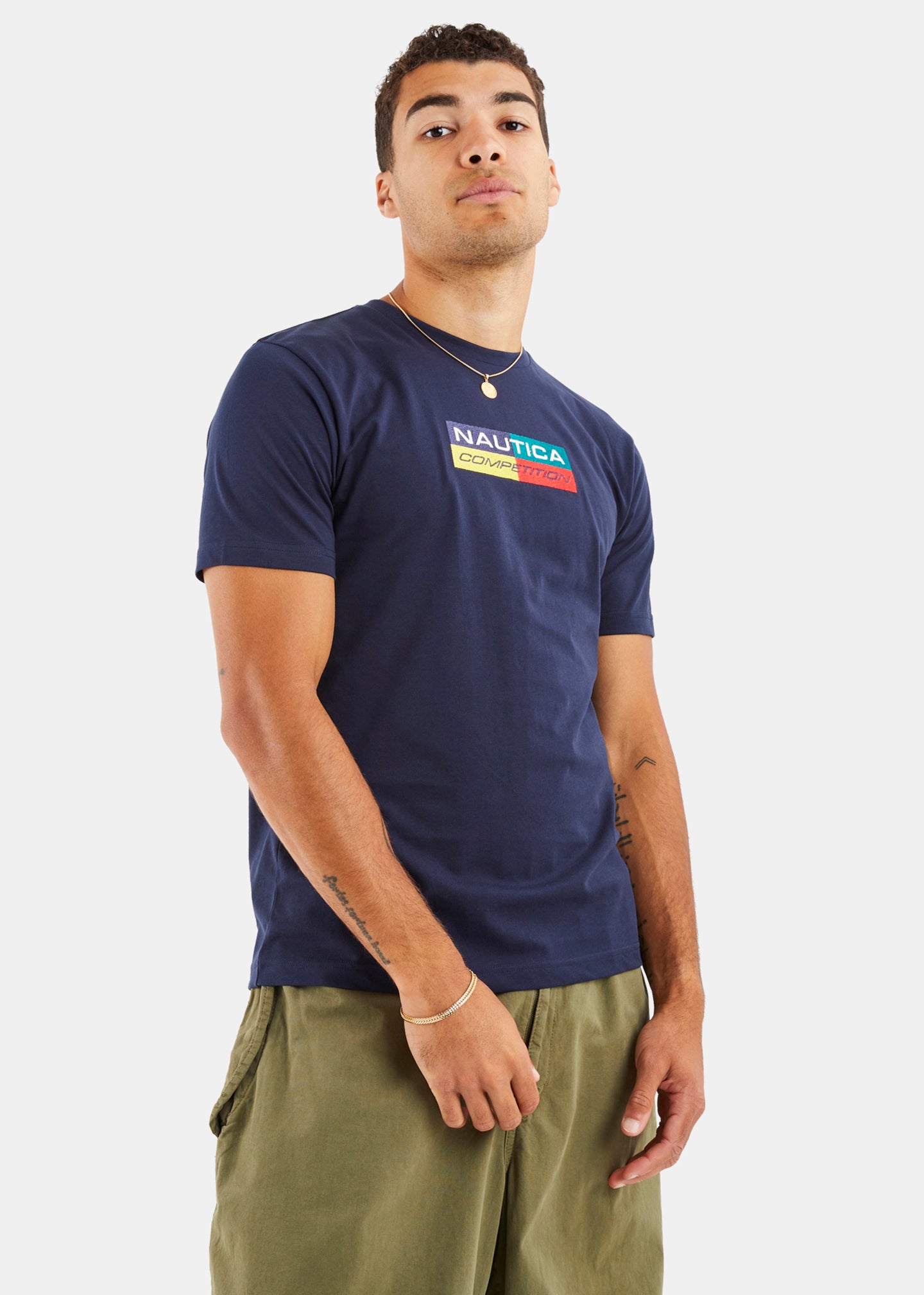 Nautica Competition Brac T-Shirt - Dark Navy - Front