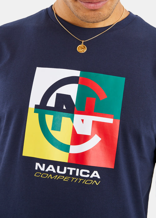 Nautica Competition Tahiti T-Shirt - Dark Navy - Detail
