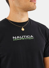 Load image into Gallery viewer, Nautica Conoetition Wellesley T- Shirt - Black - Detail