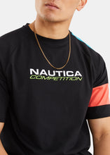 Load image into Gallery viewer, Nautica Competition Long T-Shirt - Black - Detail