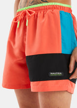 Load image into Gallery viewer, Nautica Competition Fraser 5&quot; Swim Short - Coral - Detail