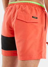Load image into Gallery viewer, Nautica Competition Fraser 5&quot; Swim Short - Coral - Detail
