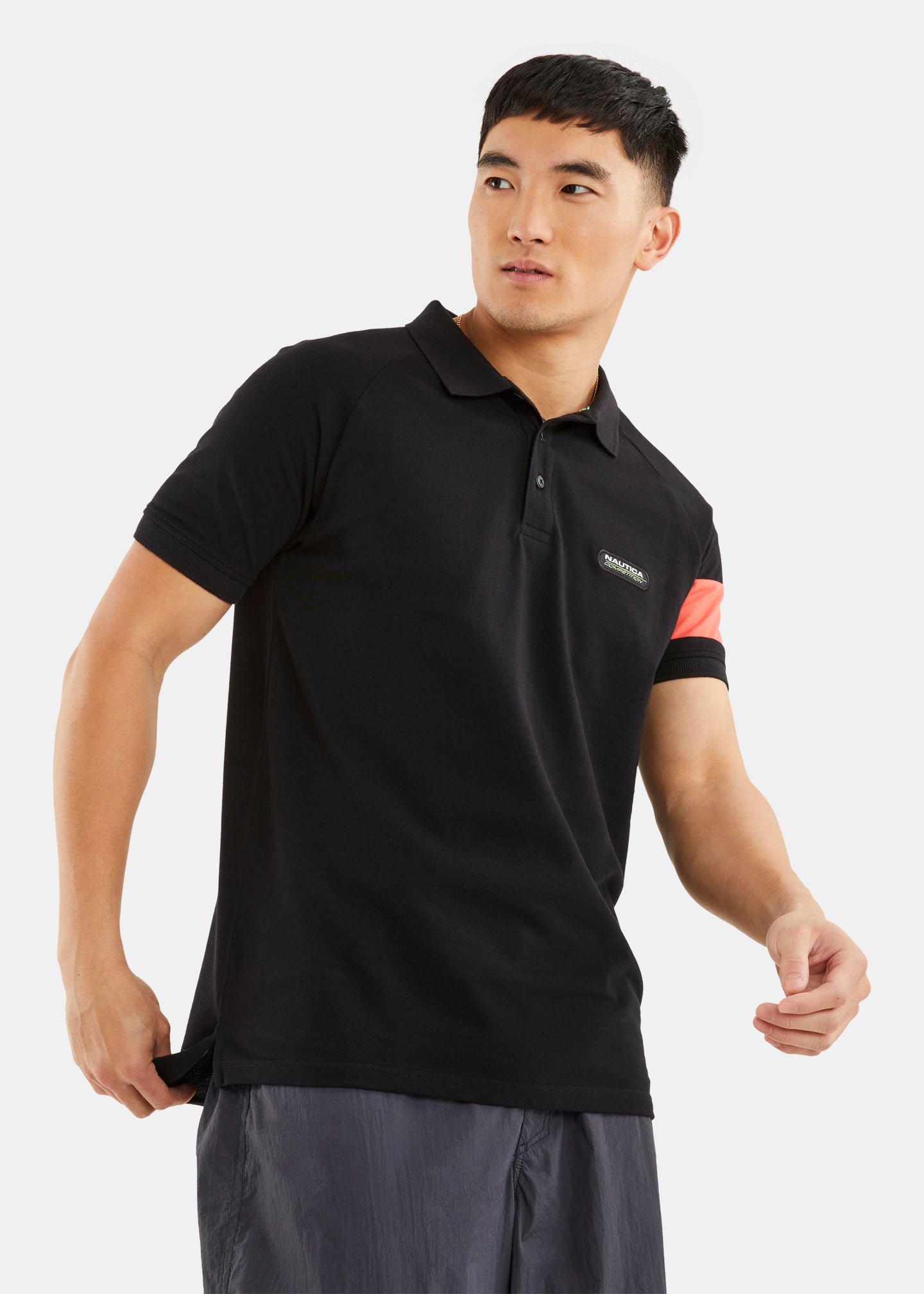 Black shop nautica polo