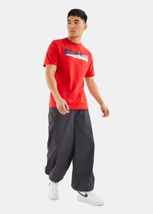 Nautica Competition Baffin T-Shirt - True Red - Full Body