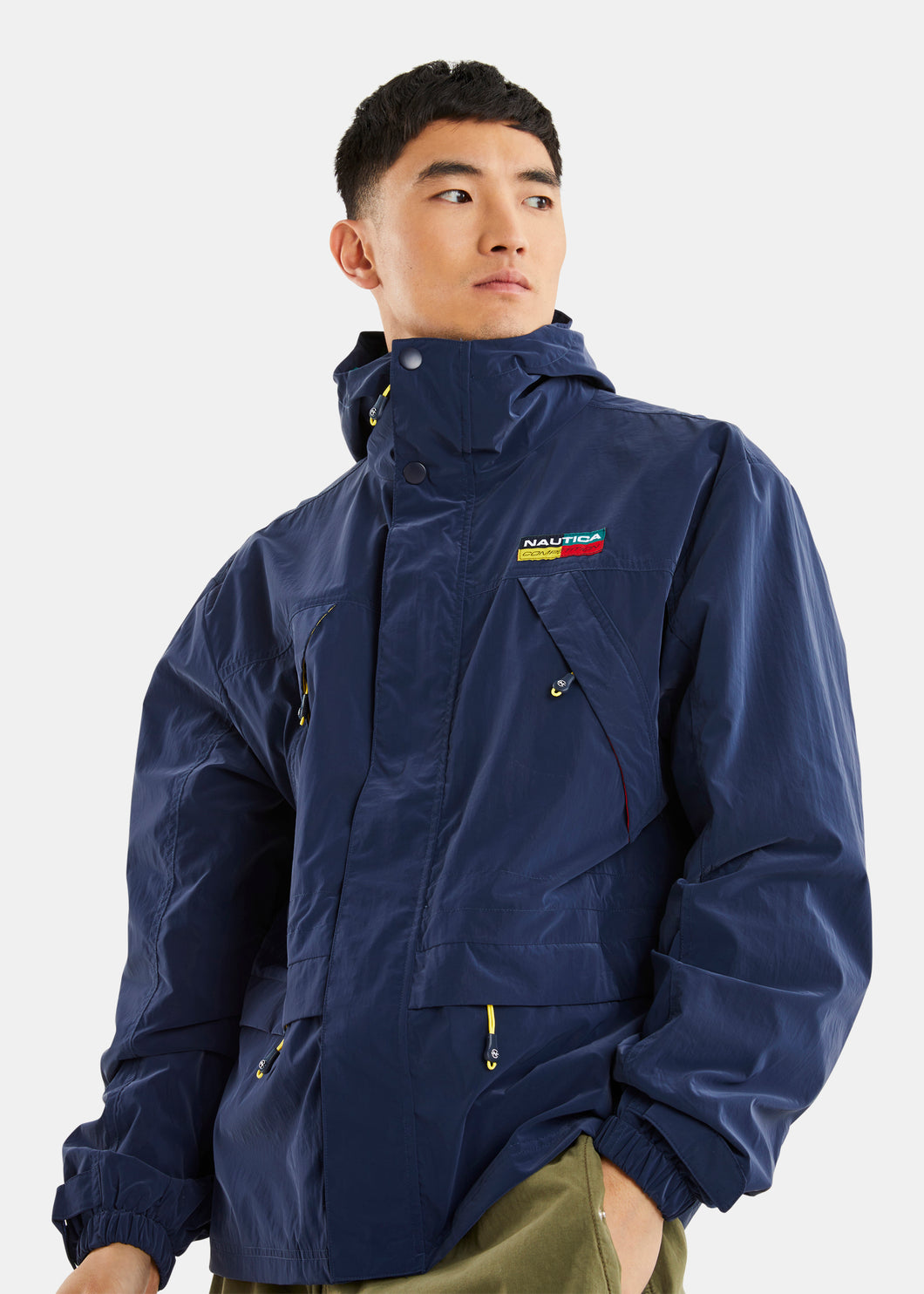Navy blue nautica best sale jacket