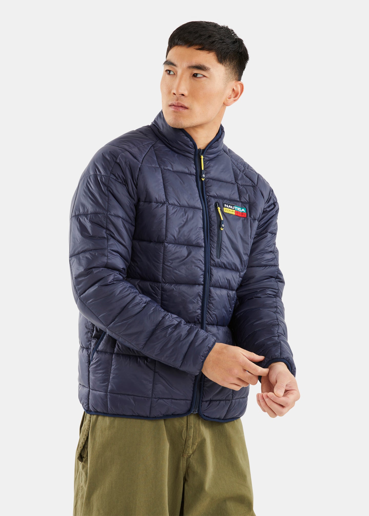Nautica men's puffer jacket clearance