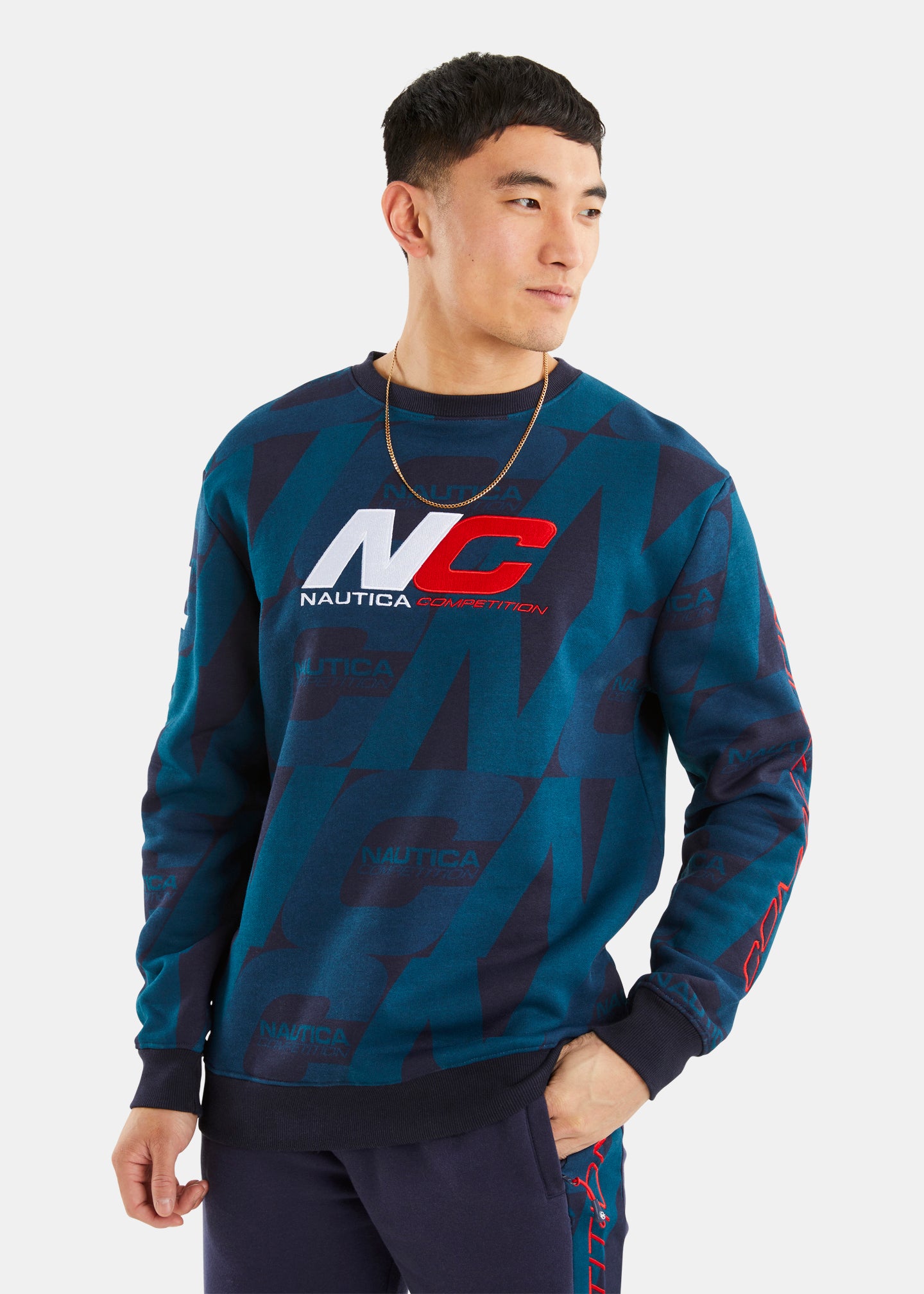 Nautica Competition Hydra Sweatshirt - Dark Navy - Front