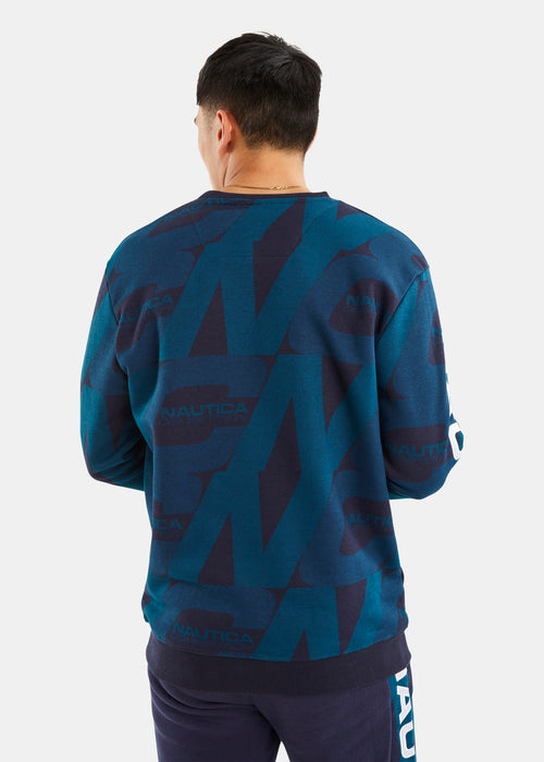 Nautica Competition Hydra Sweatshirt - Dark Navy - Back