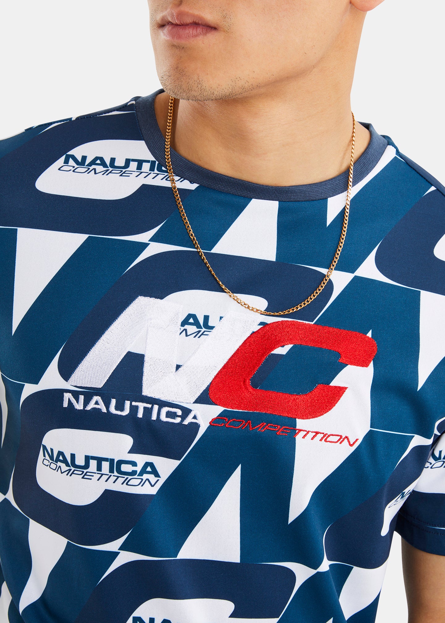Nautica Competition Paxos T-Shirt - Dark Navy - Detail