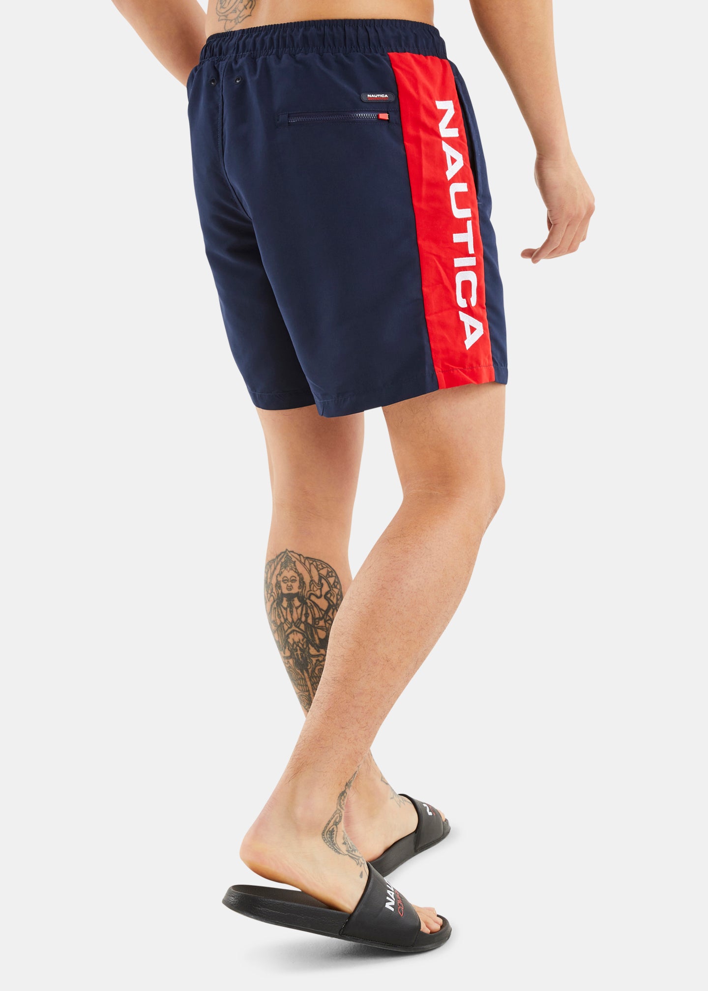 Nautica Competition Sagar 5" Swim Short - Dark Navy - Back
