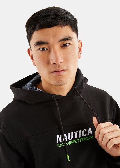 Nautica Competition Babar Overhead Hoodie - Black - Detail