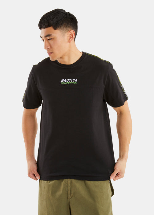 Nautica Competition Aru T-Shirt - Black - Front