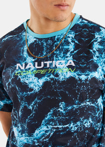 Nautica Competition Kai T-Shirt - Sea Blue - Detail
