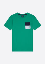 Load image into Gallery viewer, Nautica Junior Bryce T-Shirt - Green - Front