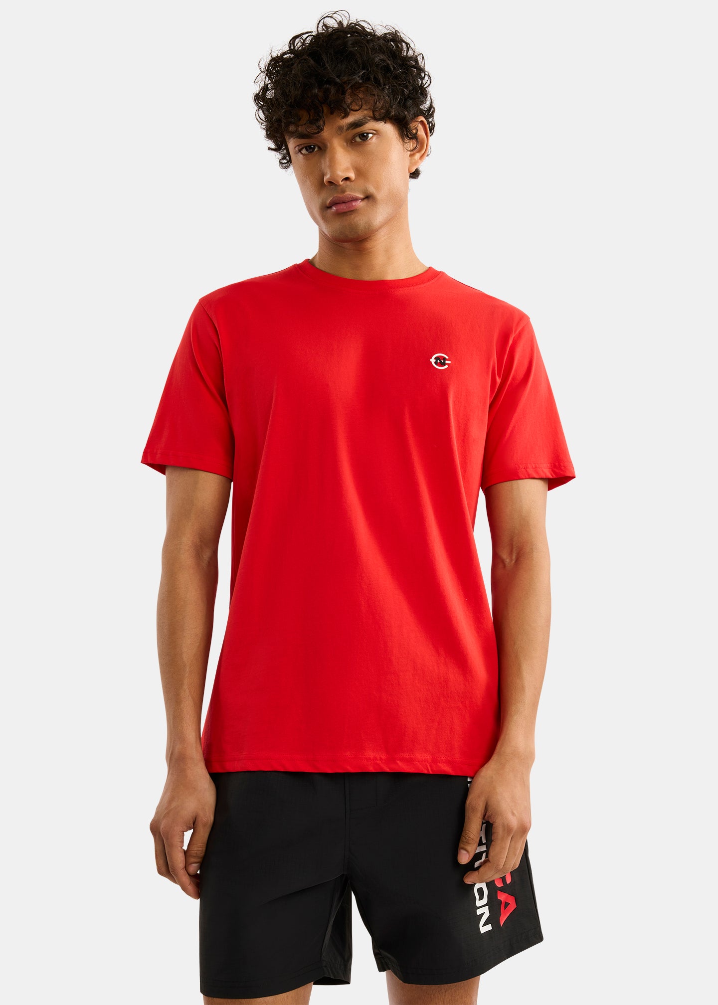 Nautica Competition Cork T-Shirt-Red-Front