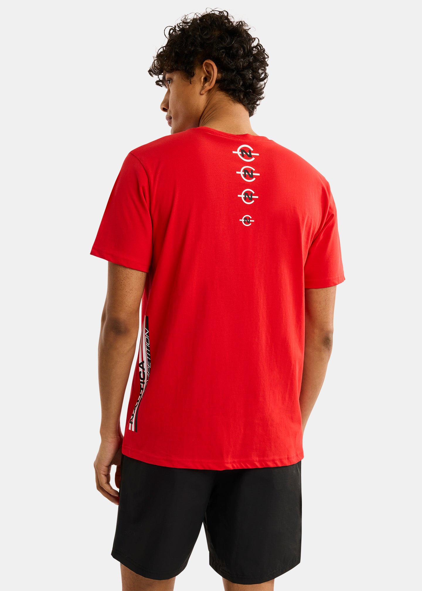 Nautica Competition Cork T-Shirt-Red-Back