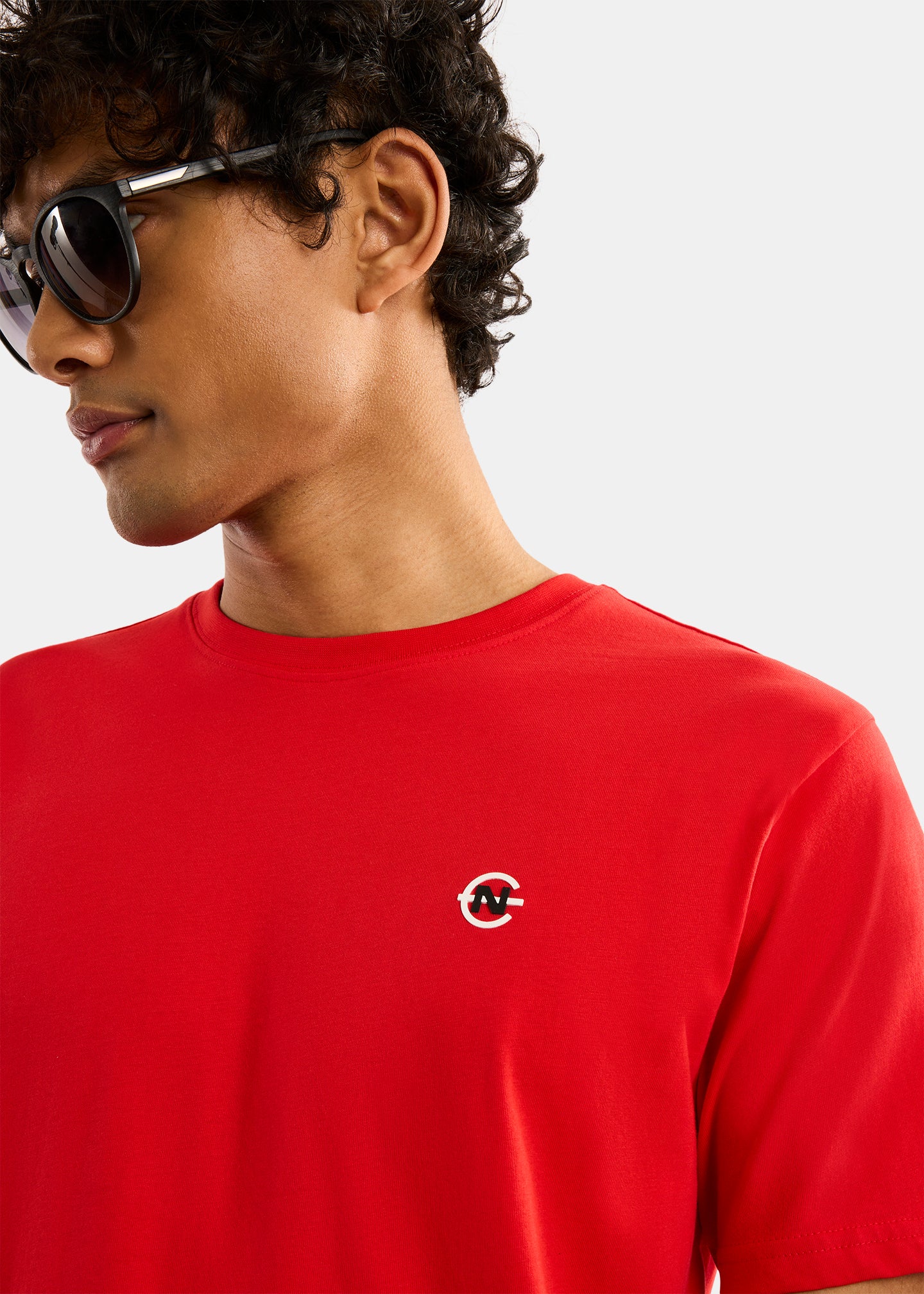 Nautica Competition Cork T-Shirt-Red-Detail