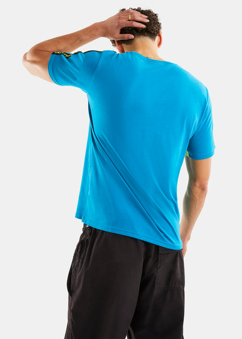 Nautica Competition Feran T-Shirt - Aruba Blue - Back