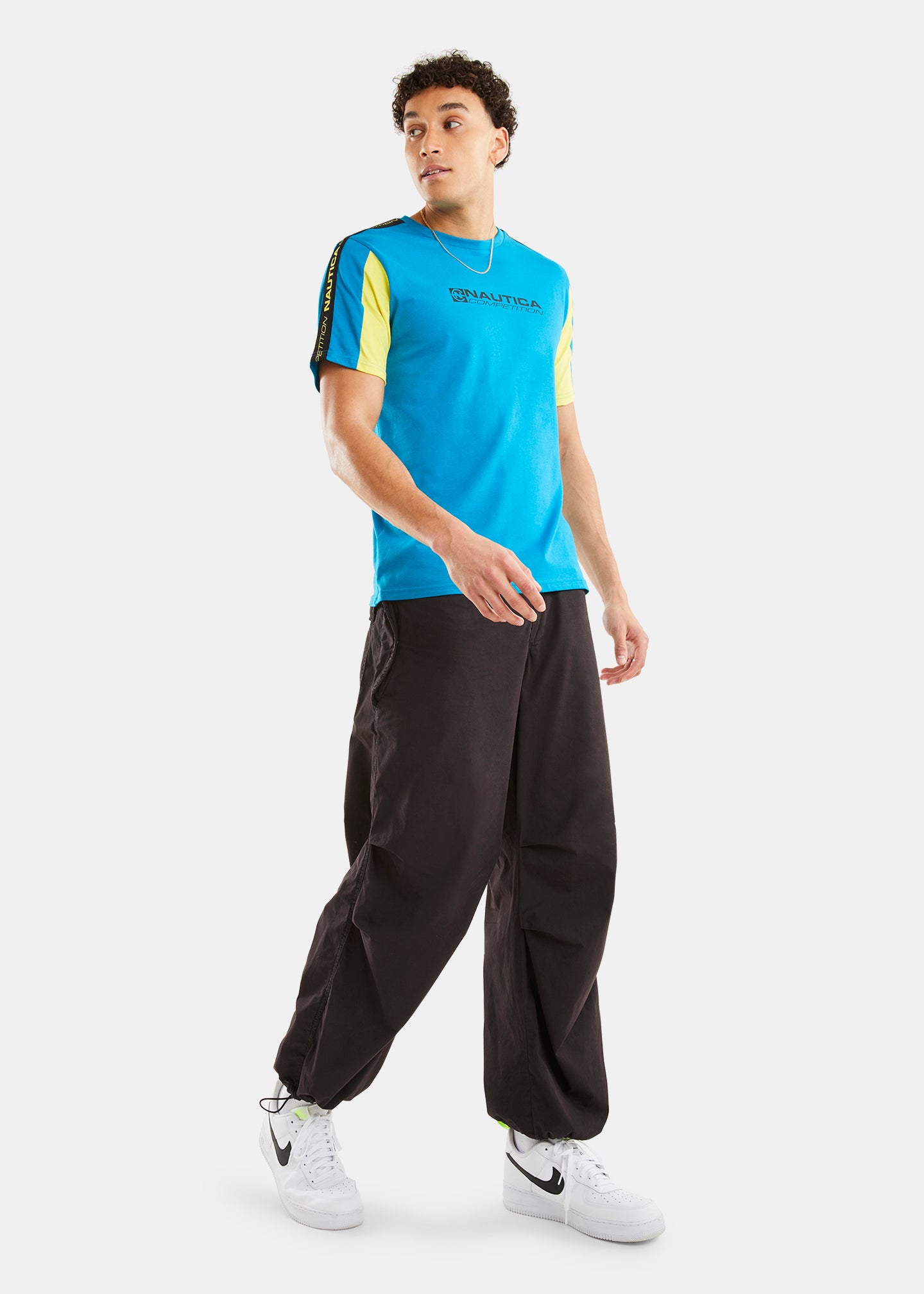 Nautica Competition Feran T-Shirt - Aruba Blue - Full Body