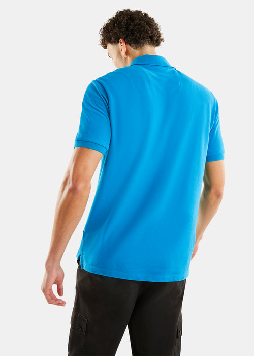 Nautica Competition Kella Polo Shirt - Aruba Blue - Back