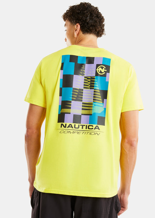 Nautica Competition Locker T-Shirt - Light Yellow - Back