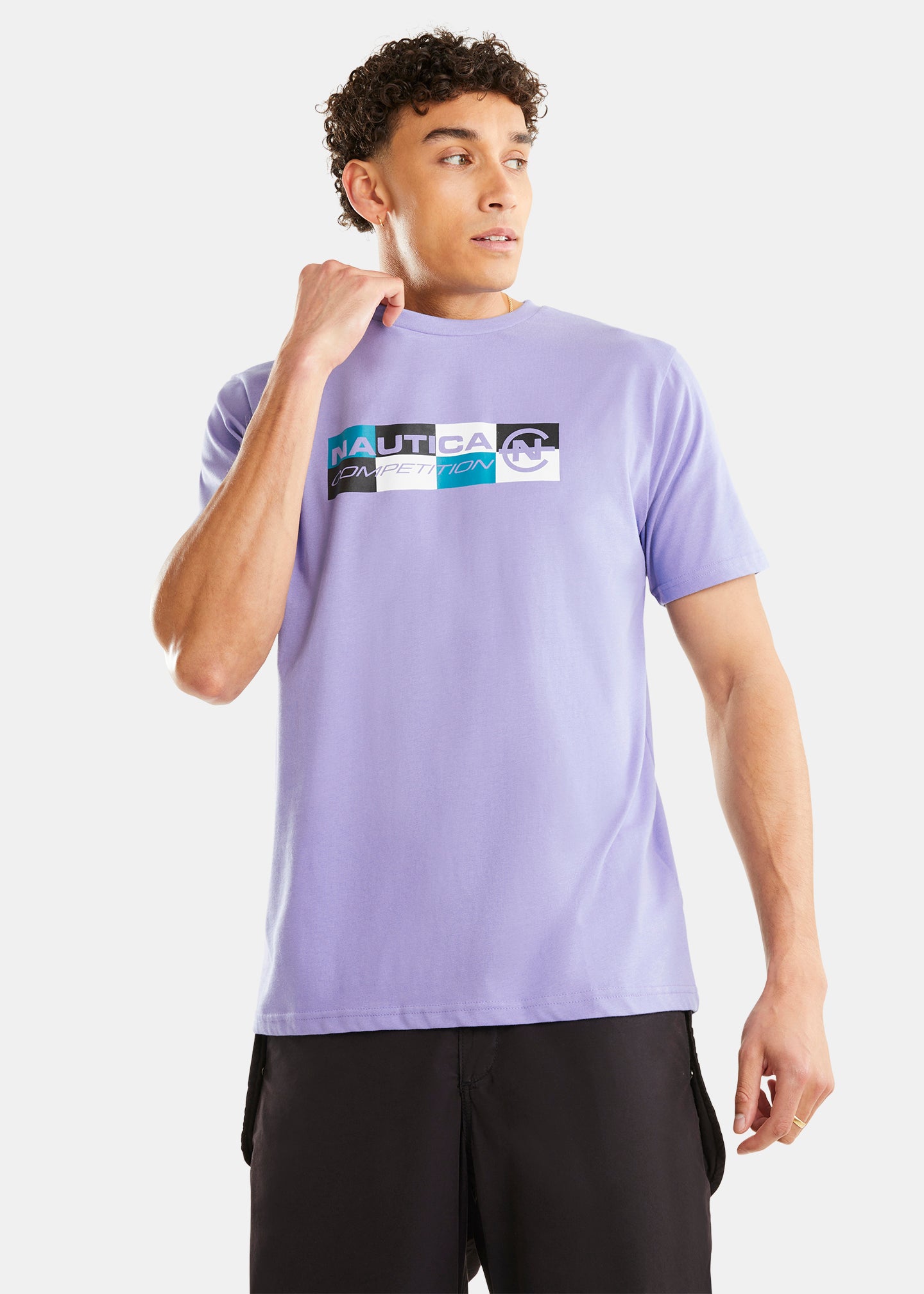 Nautica Competition Locker T-Shirt - Lilac - Front
